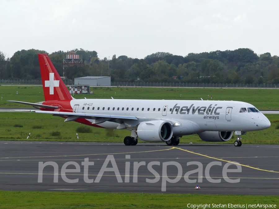 Helvetic Airways Embraer ERJ-190E2 (ERJ-190-300STD) (HB-AZD) | Photo 595662