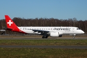 Helvetic Airways Embraer ERJ-190 E2 (ERJ-190-300STD) (HB-AZD) at  Hamburg - Fuhlsbuettel (Helmut Schmidt), Germany