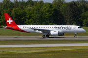 Helvetic Airways Embraer ERJ-190E2 (ERJ-190-300STD) (HB-AZD) at  Hamburg - Fuhlsbuettel (Helmut Schmidt), Germany