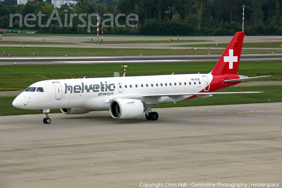 Helvetic Airways Embraer ERJ-190E2 (ERJ-190-300STD) (HB-AZD) | Photo 528051