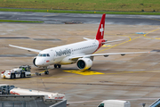 Helvetic Airways Embraer ERJ-190E2 (ERJ-190-300STD) (HB-AZE) at  Dusseldorf - International, Germany