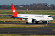 Helvetic Airways Embraer ERJ-190 E2 (ERJ-190-300STD) (HB-AZE) at  Dusseldorf - International, Germany