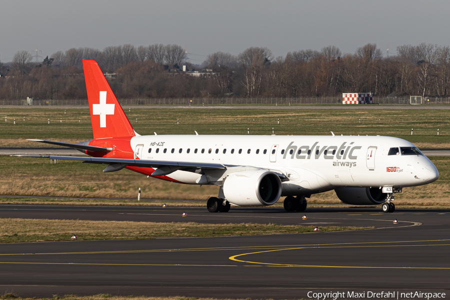 Helvetic Airways Embraer ERJ-190E2 (ERJ-190-300STD) (HB-AZE) | Photo 494555