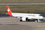 Helvetic Airways Embraer ERJ-190 E2 (ERJ-190-300STD) (HB-AZE) at  Dusseldorf - International, Germany