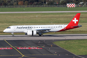 Helvetic Airways Embraer ERJ-190 E2 (ERJ-190-300STD) (HB-AZF) at  Dusseldorf - International, Germany