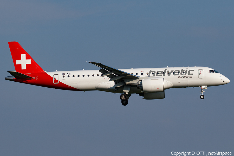 Helvetic Airways Embraer ERJ-190E2 (ERJ-190-300STD) (HB-AZG) | Photo 452174