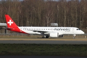 Helvetic Airways Embraer ERJ-190E2 (ERJ-190-300STD) (HB-AZG) at  Hamburg - Fuhlsbuettel (Helmut Schmidt), Germany