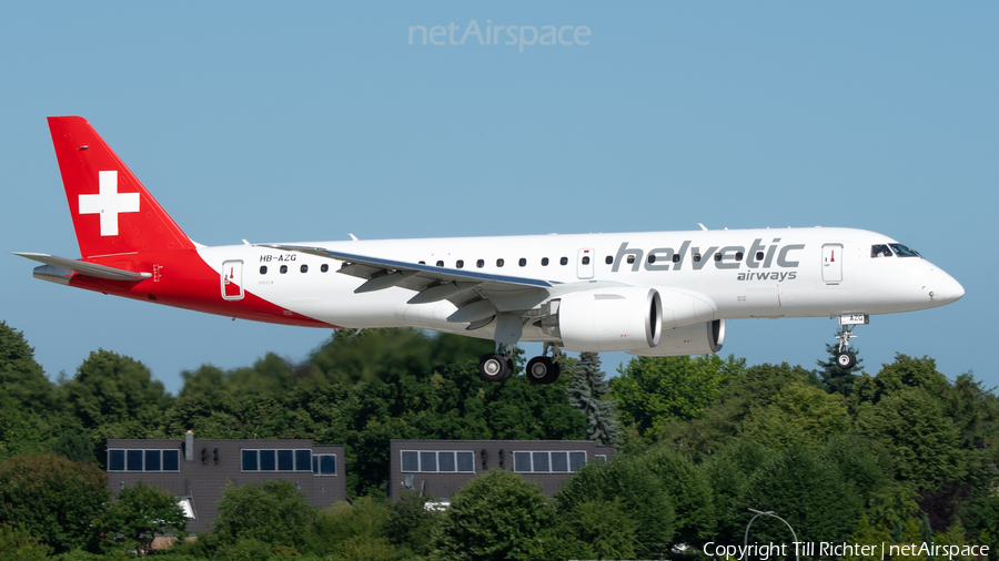 Helvetic Airways Embraer ERJ-190E2 (ERJ-190-300STD) (HB-AZG) | Photo 495779