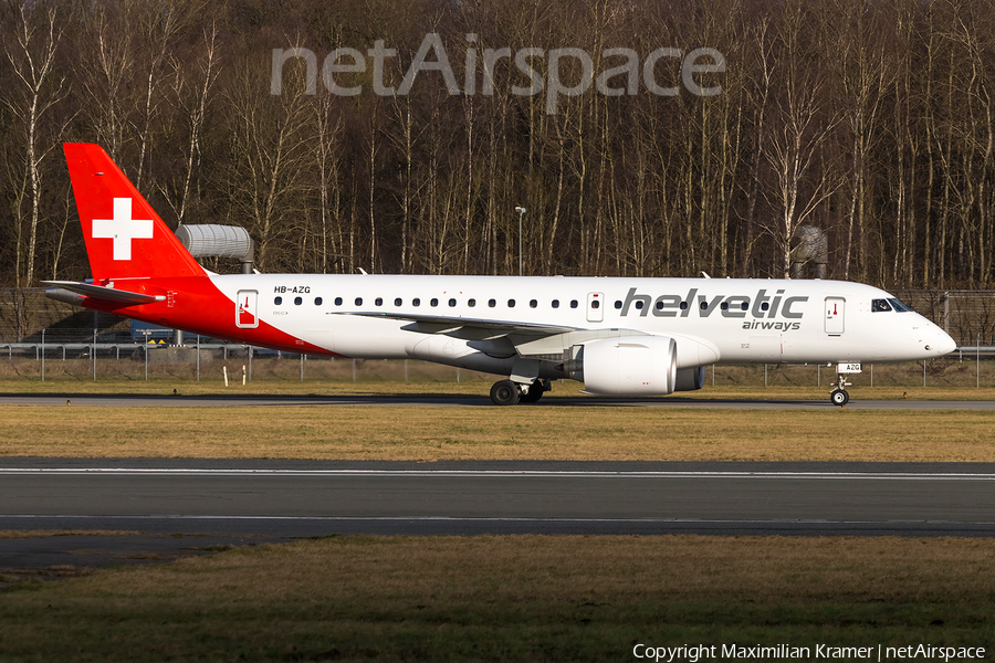 Helvetic Airways Embraer ERJ-190E2 (ERJ-190-300STD) (HB-AZG) | Photo 521109