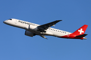 Helvetic Airways Embraer ERJ-190E2 (ERJ-190-300STD) (HB-AZG) at  Warsaw - Frederic Chopin International, Poland