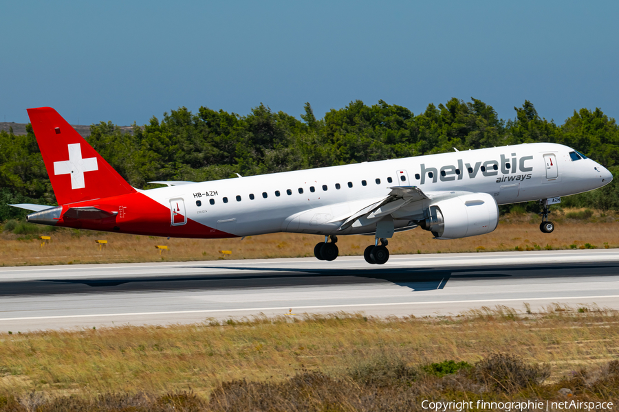 Helvetic Airways Embraer ERJ-190E2 (ERJ-190-300STD) (HB-AZH) | Photo 579919