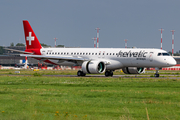 Helvetic Airways Embraer ERJ-195E2 (ERJ-190-400STD) (HB-AZI) at  Hamburg - Fuhlsbuettel (Helmut Schmidt), Germany