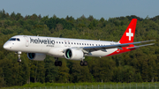 Helvetic Airways Embraer ERJ-195E2 (ERJ-190-400STD) (HB-AZI) at  Hamburg - Fuhlsbuettel (Helmut Schmidt), Germany
