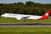 Helvetic Airways Embraer ERJ-195E2 (ERJ-190-400STD) (HB-AZI) at  Hamburg - Fuhlsbuettel (Helmut Schmidt), Germany