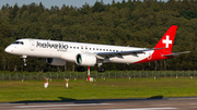 Helvetic Airways Embraer ERJ-195E2 (ERJ-190-400STD) (HB-AZI) at  Hamburg - Fuhlsbuettel (Helmut Schmidt), Germany