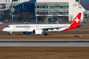 Helvetic Airways Embraer ERJ-195E2 (ERJ-190-400STD) (HB-AZI) at  Munich, Germany