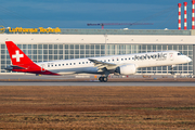 Helvetic Airways Embraer ERJ-195E2 (ERJ-190-400STD) (HB-AZI) at  Munich, Germany