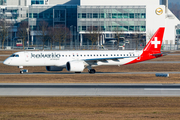 Helvetic Airways Embraer ERJ-195E2 (ERJ-190-400STD) (HB-AZI) at  Munich, Germany