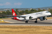 Helvetic Airways Embraer ERJ-195E2 (ERJ-190-400STD) (HB-AZI) at  Palma De Mallorca - Son San Juan, Spain