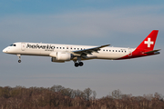 Helvetic Airways Embraer ERJ-195E2 (ERJ-190-400STD) (HB-AZJ) at  Hamburg - Fuhlsbuettel (Helmut Schmidt), Germany