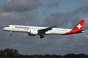 Helvetic Airways Embraer ERJ-195E2 (ERJ-190-400STD) (HB-AZJ) at  Hamburg - Fuhlsbuettel (Helmut Schmidt), Germany