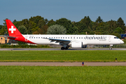 Helvetic Airways Embraer ERJ-195E2 (ERJ-190-400STD) (HB-AZK) at  Hamburg - Fuhlsbuettel (Helmut Schmidt), Germany