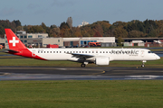 Helvetic Airways Embraer ERJ-195E2 (ERJ-190-400STD) (HB-AZK) at  Hamburg - Fuhlsbuettel (Helmut Schmidt), Germany