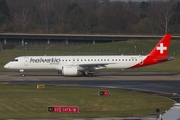 Helvetic Airways Embraer ERJ-195E2 (ERJ-190-400STD) (HB-AZK) at  Hamburg - Fuhlsbuettel (Helmut Schmidt), Germany