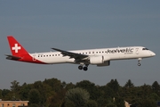 Helvetic Airways Embraer ERJ-195E2 (ERJ-190-400STD) (HB-AZK) at  Hamburg - Fuhlsbuettel (Helmut Schmidt), Germany