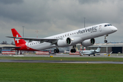 Helvetic Airways Embraer ERJ-195E2 (ERJ-190-400STD) (HB-AZL) at  Hamburg - Fuhlsbuettel (Helmut Schmidt), Germany
