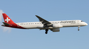 Helvetic Airways Embraer ERJ-195E2 (ERJ-190-400STD) (HB-AZL) at  London - Heathrow, United Kingdom