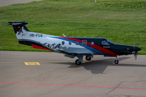 (Private) Pilatus PC-12/47 (HB-FUA) at  Friedrichshafen, Germany