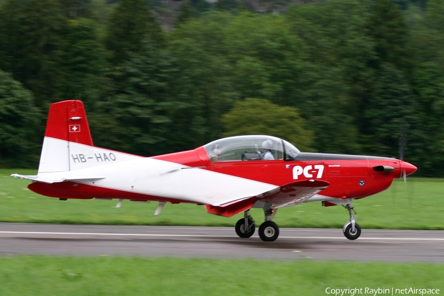 Avilu Flight School Pilatus PC-7 (HB-HAO) | Photo 557779