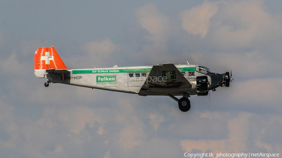 Ju-Air Junkers Ju-52/3m (HB-HOP) | Photo 185961