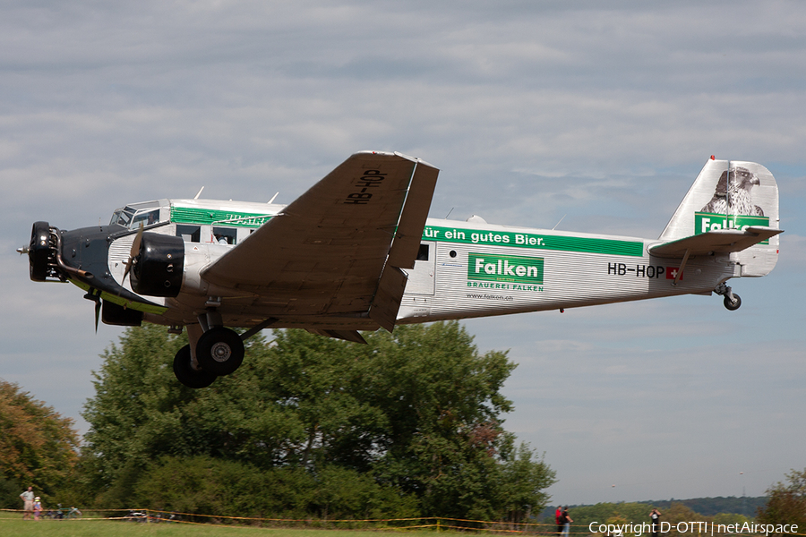 Ju-Air Junkers Ju-52/3m (HB-HOP) | Photo 368701