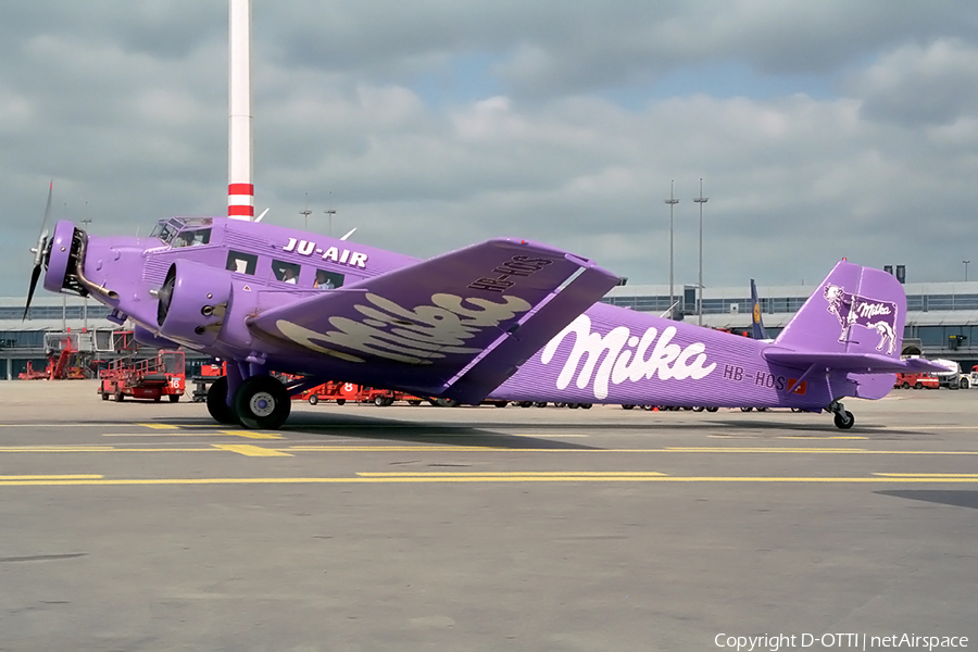 Ju-Air Junkers Ju-52/3m (HB-HOS) | Photo 147152