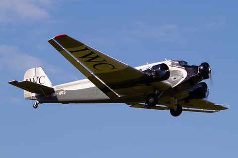 Ju-Air Junkers Ju-52/3m (HB-HOS) at  Hahnweide - Kirchheim unter Teck, Germany