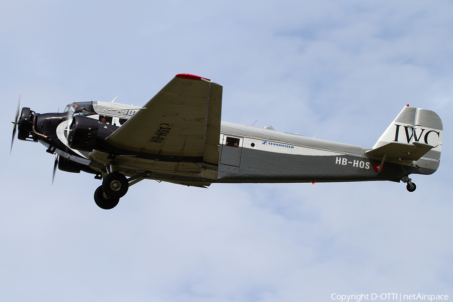 Ju-Air Junkers Ju-52/3m (HB-HOS) | Photo 369263