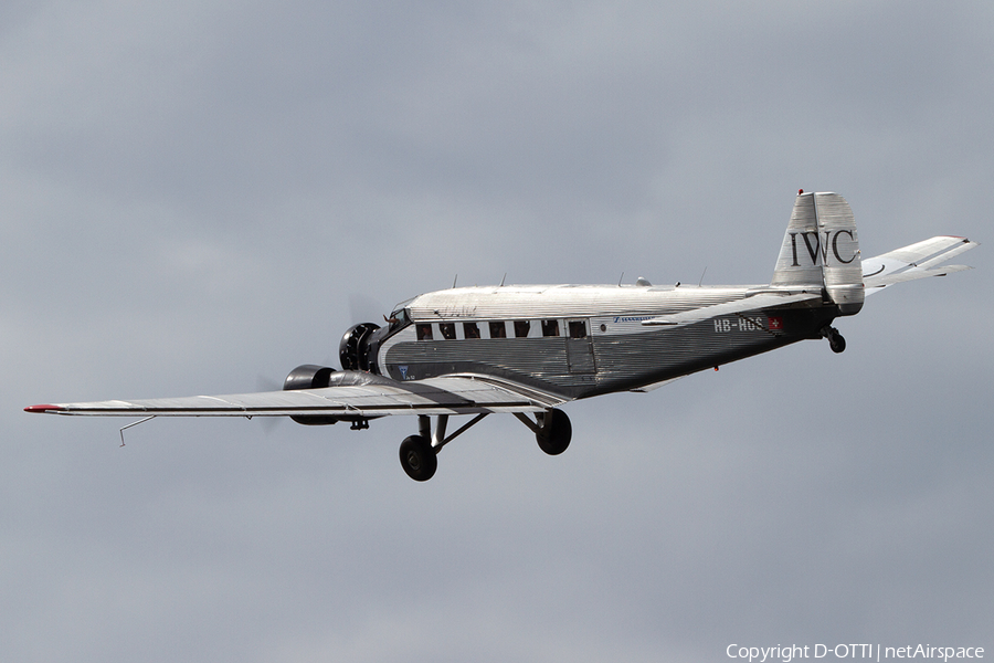 Ju-Air Junkers Ju-52/3m (HB-HOS) | Photo 369264