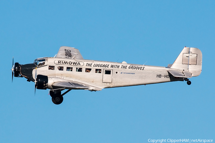 Ju-Air Junkers Ju-52/3m (HB-HOT) | Photo 194432