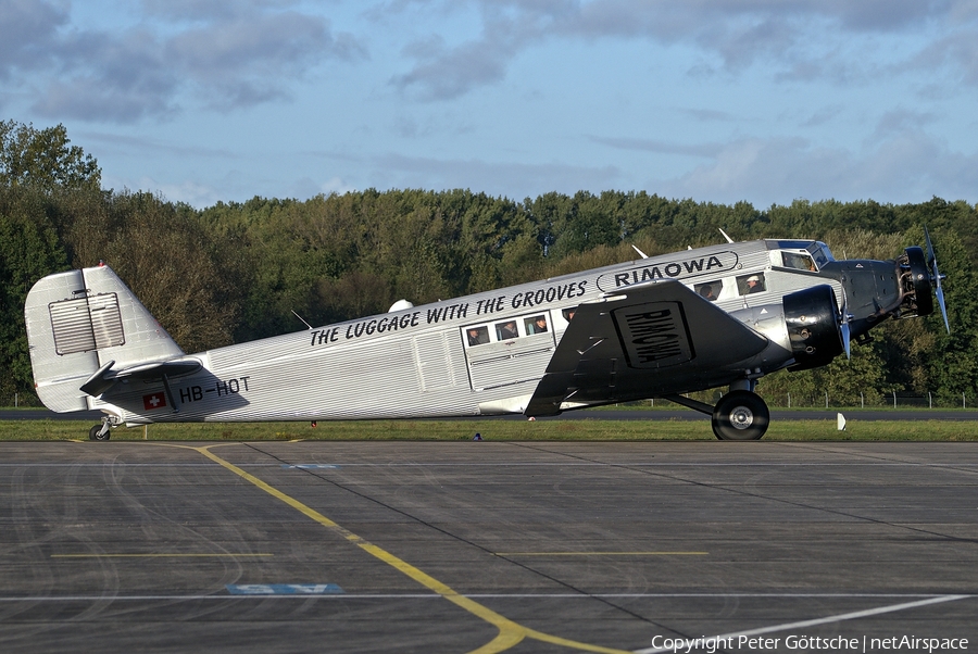 Ju-Air Junkers Ju-52/3m (HB-HOT) | Photo 192369