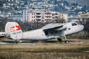 (Private) Scottish Aviation Twin Pioneer Srs 3 (HB-HOX) at  Sion (Sitten), Switzerland