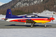 (Private) Pilatus PC-7 (HB-HTC) at  Samedan - St. Moritz, Switzerland