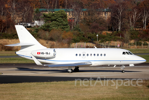 CAT Aviation AG Dassault Falcon 2000LXS (HB-IBJ) at  Farnborough, United Kingdom