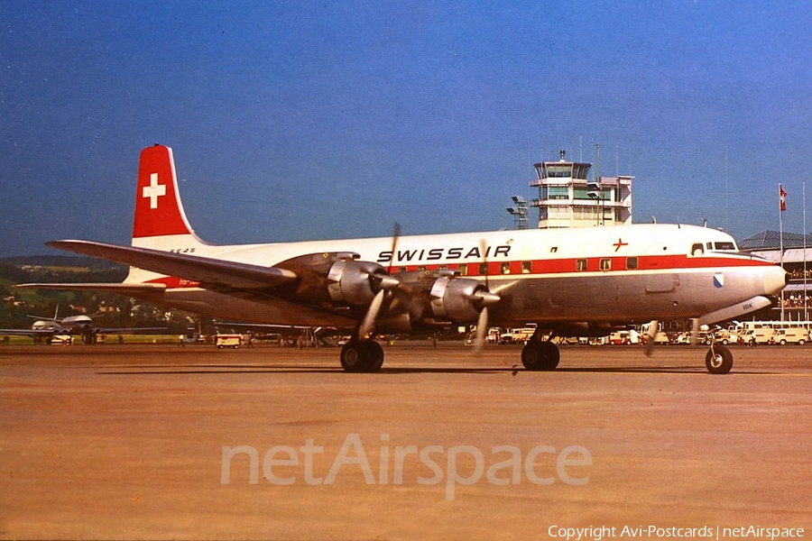 Swissair Douglas DC-7C (HB-IBK) | Photo 67681