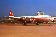 Swissair Douglas DC-7C (HB-IBK) at  Zurich - Kloten, Switzerland