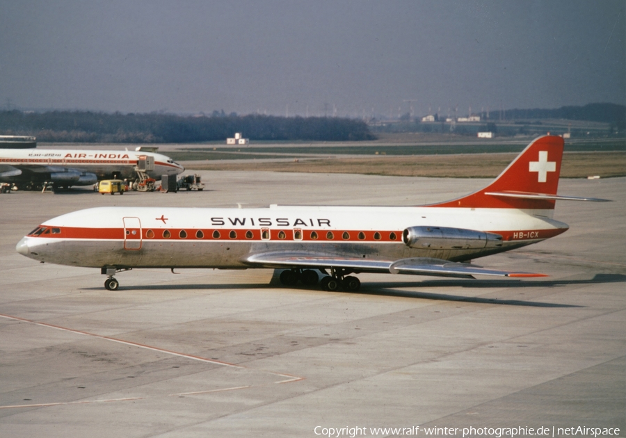 Swissair Sud Aviation SE-210 Caravelle III (HB-ICX) | Photo 429915