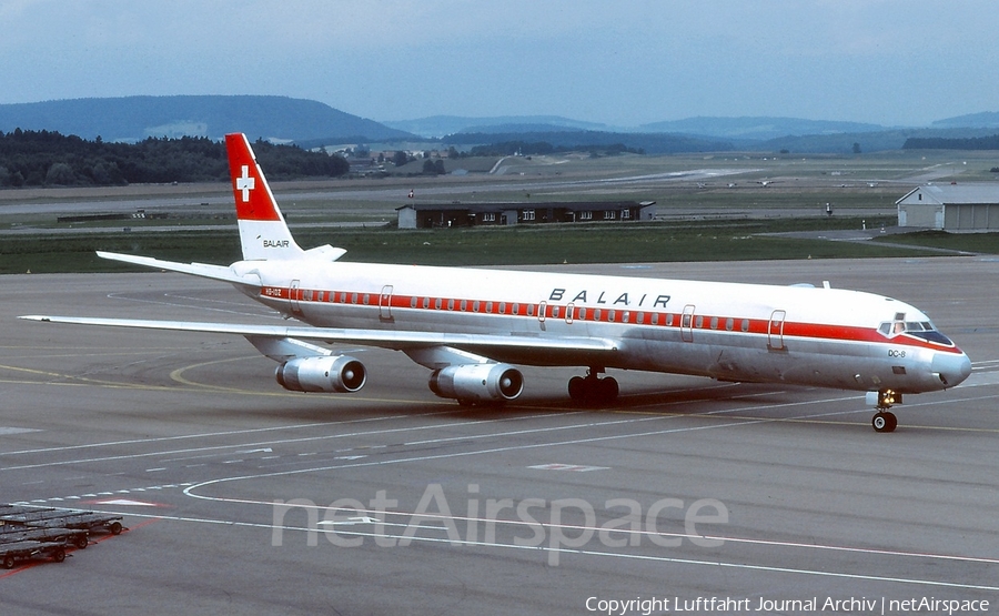 Balair Douglas DC-8-63(PF) (HB-IDZ) | Photo 404164