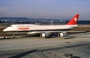 Swissair Boeing 747-357 (HB-IGE) at  Zurich - Kloten, Switzerland