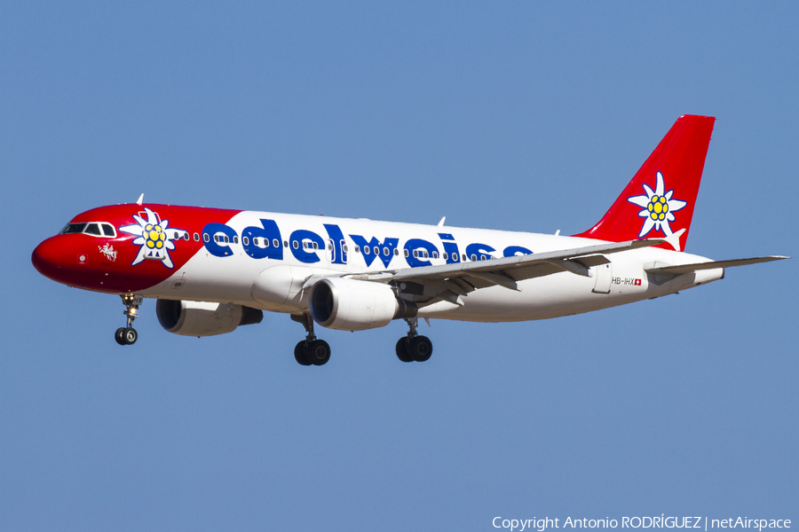 Edelweiss Air Airbus A320-214 (HB-IHX) | Photo 164607